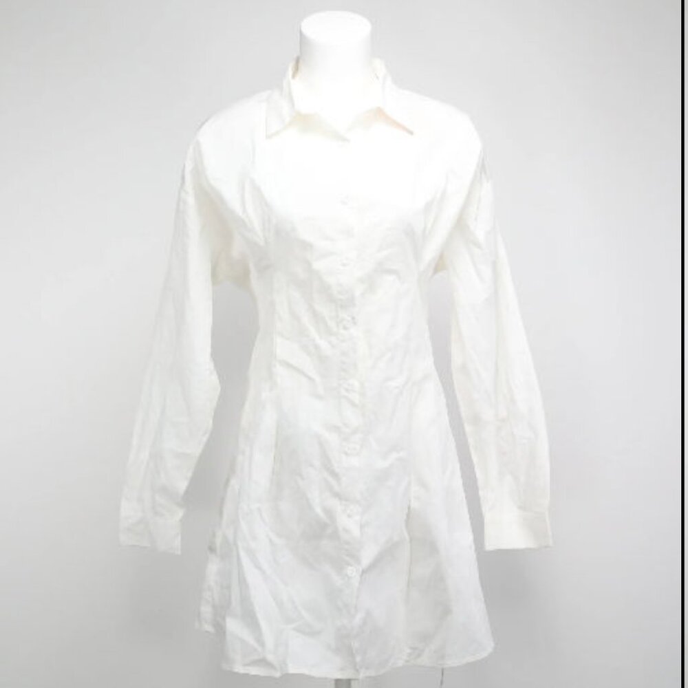 Misguided Poplin L/S Shirt Dress